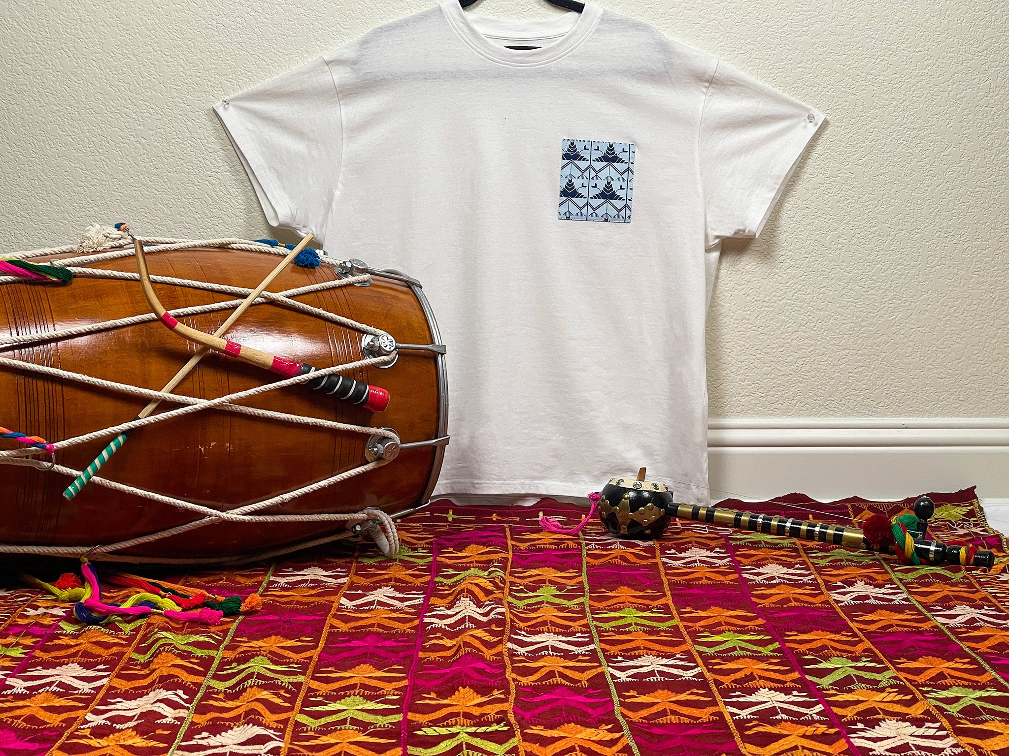 Phulkari Pocket Tee - Drop 001